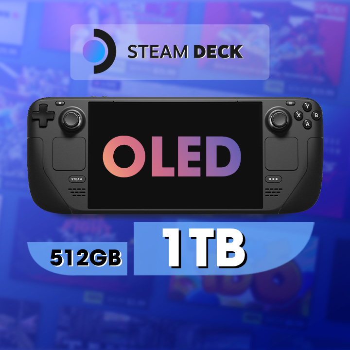 Máy game cầm tay Steam Deck 1TB OLED New 100%