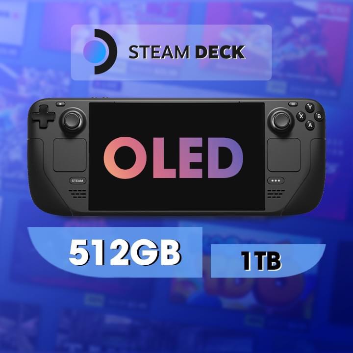 Máy Game Cầm Tay Steam Deck 512GB OLED New 100%